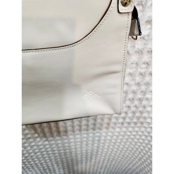 Patricia Nash Renata Leather Shoulder Bag-Lattem duster bag included - Picture 3 of 8